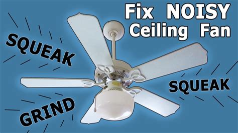 How to Fix Noisy Ceiling Fan Bearings (Scraping